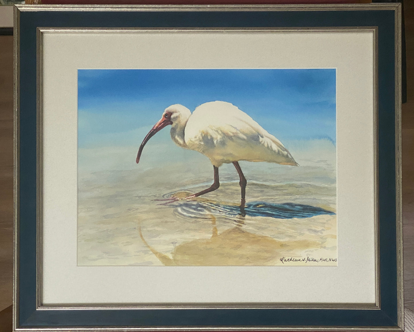 Original Watercolor Painting Ibis